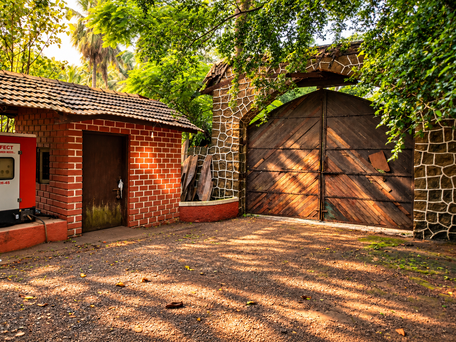 Garden Cottage surrounded by greenery