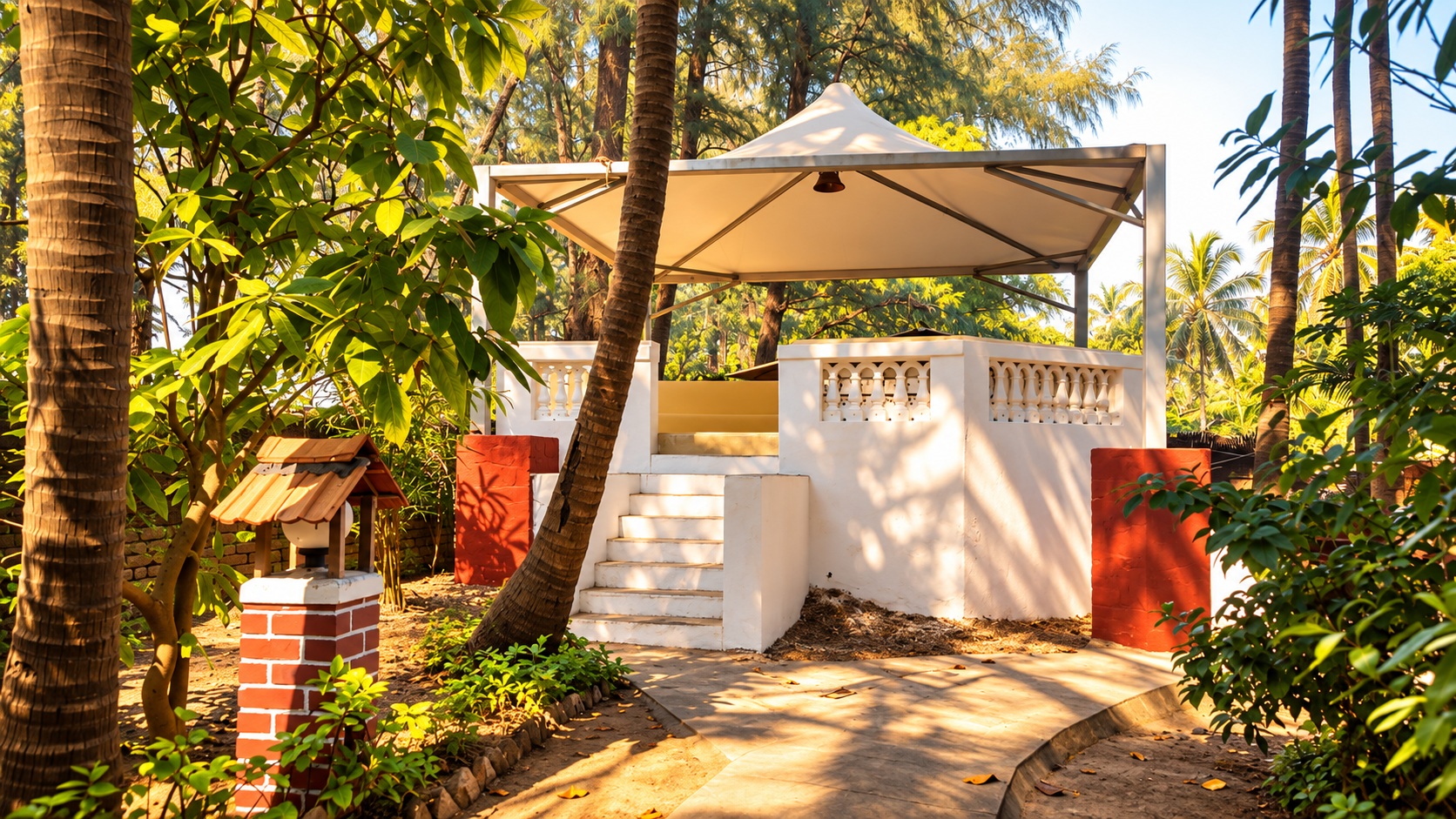 Kelva Beach Resort garden